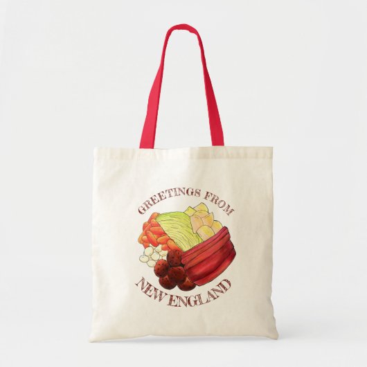 Klassieke gekookte diner uit New England Tote Bag (Voorkant)