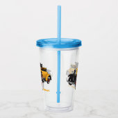 Klassieke gele auto 1931 acryl drinkbeker (Rechts)