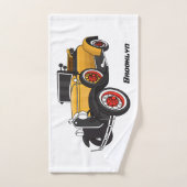 Klassieke gele auto 1931 bad handdoek (Handdoek)