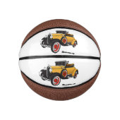Klassieke gele auto 1931 basketbal (Voorkant)