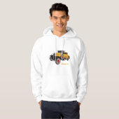 Klassieke gele auto 1931 hoodie (Voorkant volledig)