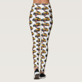 Klassieke gele auto 1931 leggings (Achterkant)