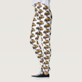 Klassieke gele auto 1931 leggings (Links)