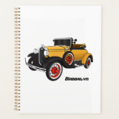 Klassieke gele auto 1931 planner (Voorkant)