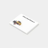 Klassieke gele auto 1931 post-it® notes (Schuin)