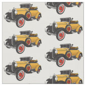 Klassieke gele auto 1931 stof (Close Up)