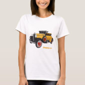 Klassieke gele auto 1931 t-shirt (Voorkant)