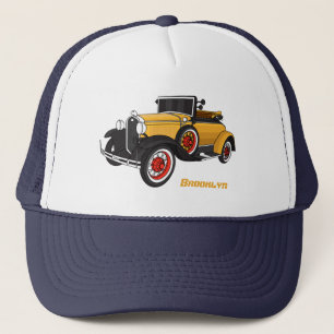 Klassieke gele auto 1931 trucker pet