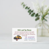 Klassieke gele auto 1931 visitekaartje (Staand voorkant)