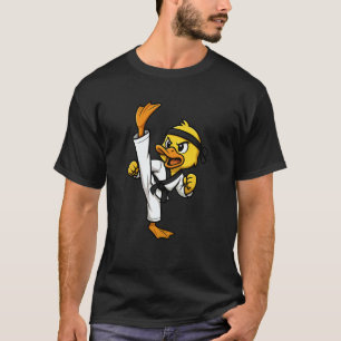 Klassieke Gele Eend Taekwondo Karate Dierenliefheb T-shirt