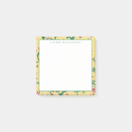 Klassieke Gele en Groene Chinoiserie Post-It Notit Post-it® Notes