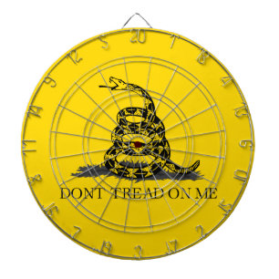Klassieke Gele Gadsden Vlag Don't Tread on Me Dartbord