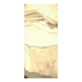 Klassieke Gele Glitter Agate Marble Monogram Reclamekaart (Achterkant)