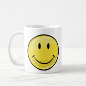 Klassieke gele Happy Face Koffiemok (Links)