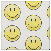 Klassieke gele Happy Face Stof (Swatch)