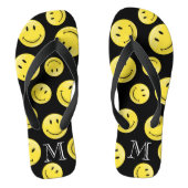 Klassieke gele Happy Face Teenslippers (Voetbed)