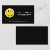 Klassieke gele Happy Face Visitekaartje (Voorkant / Achterkant)