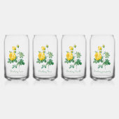 Klassieke Gele Roos Fijne Kunst Blikvorm Glas (Voorkant)