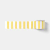  Klassieke Gele & Witte Stripes Satijnen Lint (Voorkant)