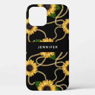 Klassieke Gele Zonnebloemen Stijlvol Patroon op Zw Case-Mate iPhone Case