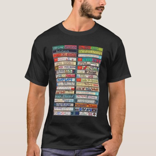 Klassieke gemengde tapes van 80 s t-shirt (Voorkant)
