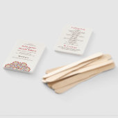 Klassieke Geometrische Mandala Patroon Wedding Handwaaier (Niet-gemonteerd)