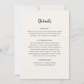 Klassieke Geometrische Mandala Patroon Wedding Kaart (Achterkant)