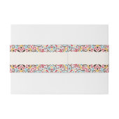 Klassieke Geometrische Mandala Patroon Wedding Uitnodigingen Wikkel (Achterkant Voorbeeld)