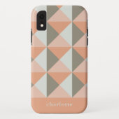Klassieke geometrische patroondoorsnede, aangepast Case-Mate iPhone case (Achterkant)