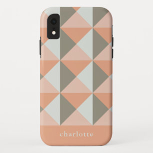 Klassieke geometrische patroondoorsnede, aangepast Case-Mate iPhone case