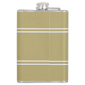 Klassieke gepersonaliseerde Drink van Monogram Ini Heupfles (Achterkant)