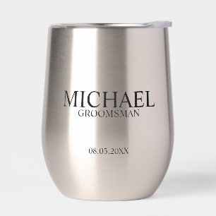 Klassieke Gepersonaliseerde Groomsman Naam