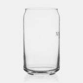 Klassieke Gepersonaliseerde Groomsman Naam Blikvorm Glas (Rechts)