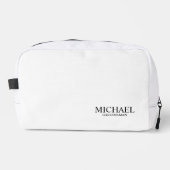 Klassieke Gepersonaliseerde Groomsman Naam Toilettasje (Voorkant)