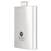 Klassieke Gepersonaliseerde Groomsmen Monogram en  Flacon (Links)