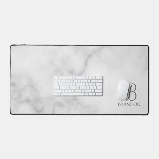 Klassieke Gepersonaliseerde het Monogram van het M Bureaumat (Keyboard & Muis)