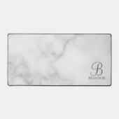 Klassieke Gepersonaliseerde het Monogram van het M Bureaumat (Voorkant)