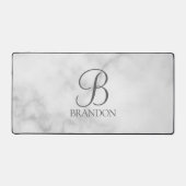 Klassieke Gepersonaliseerde het Monogram van het M Bureaumat (Voorkant)