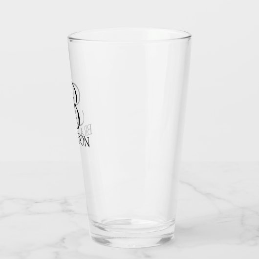 Klassieke Gepersonaliseerde het Monogram van het M Glas (Links)