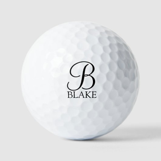 Klassieke Gepersonaliseerde het Monogram van het M Golfballen (Voorkant)