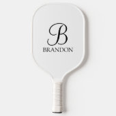Klassieke Gepersonaliseerde het Monogram van het M Pickleball Paddle (Achterkant)