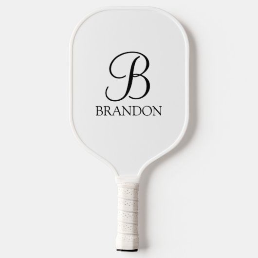 Klassieke Gepersonaliseerde het Monogram van het M Pickleball Paddle (Achterkant)