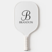 Klassieke Gepersonaliseerde het Monogram van het M Pickleball Paddle (Voorkant)