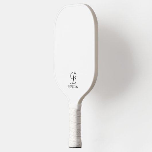 Klassieke Gepersonaliseerde het Monogram van het M Pickleball Paddle (Links)