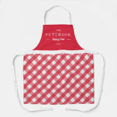 Klassieke gepersonaliseerde maatstaf voor matching schort (Voorkant)