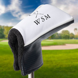 Klassieke gepersonaliseerde monogram golfclubs gol golfheadcover
