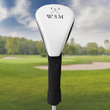 Klassieke gepersonaliseerde monogram-golfclubs