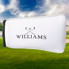 Klassieke gepersonaliseerde naamgolfclubs golfheadcover