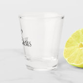 Klassieke gepersonaliseerde naamgolfclubs shot glas (Rechts)