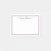 Klassieke gepersonaliseerde Post-it Nota's | Navy  Post-it® Notes (Voorkant)